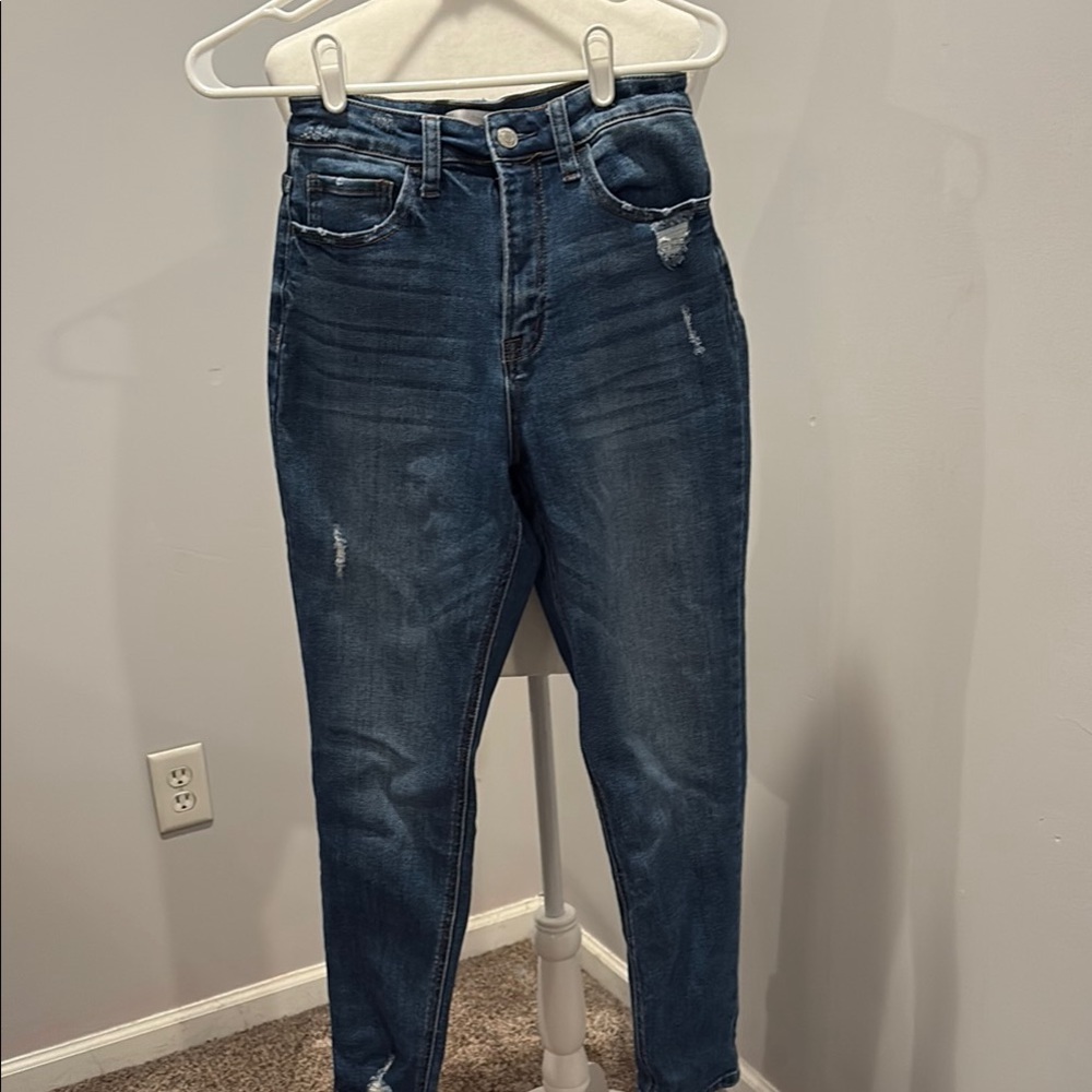 Vervet Blue High Rise Jeans Classic Fit